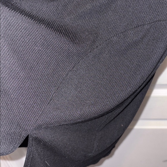 BP Black Ribbed T-Shirt Dress, sz M - like new - Picture 6 of 7